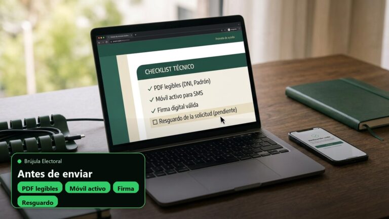 Formulario digital con IBAN y datos de cobro para una ayuda pública