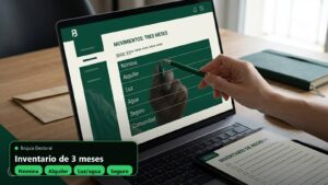 Inventario de tres meses de movimientos antes de cambiar de banco